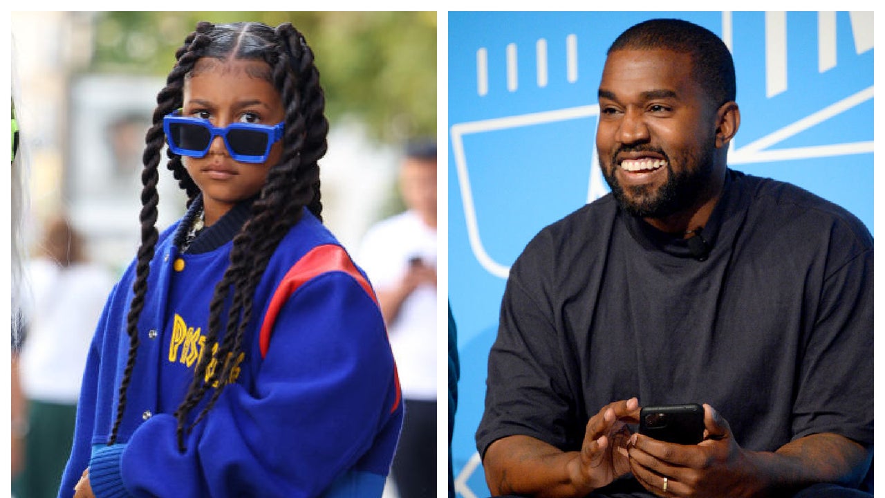 North West Raps in Dad Kanye West's 'Talking/Once Again' Music Video(02)